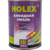Алкидная автоэмаль Holex 8017 RAL шоколадно-коричневая, 0.8 кг HAS-59311