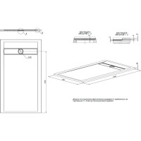 Поддон литьевой ALLEN BRAU Infinity 1600x900 8.21007-21 00267230