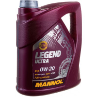 Синтетическое моторное масло MANNOL LEGEND ULTRA 0W20 4 л. 0W-20 79184