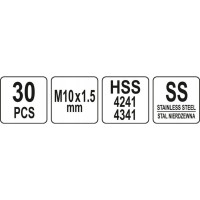 Набор для ремонта резьбы YATO М10x1,5мм YT-17634