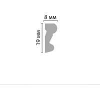 Молдинг Decomaster 19x8х2400 мм D007-62 ДМ