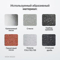 Пескоструйная камера WIEDERKRAFT 220 л WDK-83220