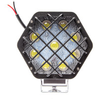 Фара рабочего света АВТОЭЛЕКТРИКА LED 6-и угольн., 12/24В, 9 светодиодов/27Вт, направленный (дальний) свет 09.2236