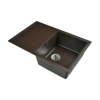 Мойка для кухни из искусственного камня WISENT Кофе 770x500x210 (БЕЛАРУСЬ) MW780-27/WGER013