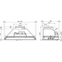 Кухонная вытяжка ELIKOR Врезной блок CASPER 70Н-450-П3Д_нерж 162277