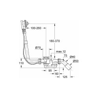 Сливной и переливной гарнитур GROHE Talento 28939000