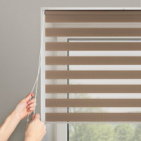 Рулонная штора PRAKTO Day&Night 140х175см бежевый 8312036