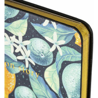 Блокнот BRAUBERG VISTA Lemon Story малый формат 100x150 мм А6, под кожу гибкий, срез фольга 80 листов 112096