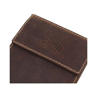 Бумажник Klondike Yukon, с зажимом для денег, коричневый, 12х1,5х9 см KD1114-03