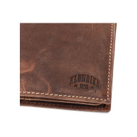 Бумажник Klondike Yukon, коричневый, 10х2х12,5 см KD1111-03