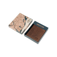 Бумажник Klondike Yukon, коричневый, 10х2х12,5 см KD1111-03