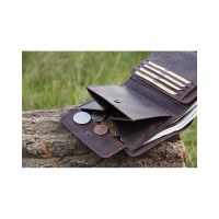Бумажник Klondike Digger Cade, темно-коричневый, 12,5x10x2 см KD1043-03