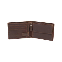 Бумажник Klondike Yukon, коричневый, 12,5х3х9,5 см KD1112-03