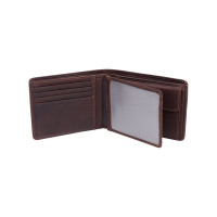 Бумажник Klondike Digger Angus, темно-коричневый, 12х9x2,5 см KD1041-03