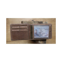 Бумажник Klondike Tony, коричневый, 12x9 см KD1006-02