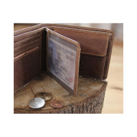 Бумажник Klondike Tony, коричневый, 12x9 см KD1006-02