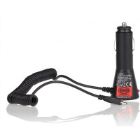 Зарядное устройство от прикуривателя Heyner с USB и microUSB, вход: 12/24 B 511500