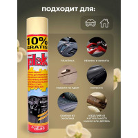 Полироль салона PLAK 750 мл аэрозоль Ваниль 5164