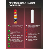 Полироль салона PLAK 750 мл аэрозоль Вишня 5163