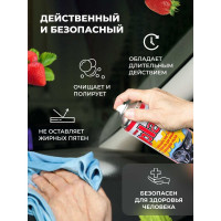 Полироль салона PLAK 750 мл аэрозоль Клубника 5161