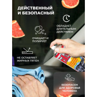 Полироль салона PLAK 750 мл аэрозоль Грейпфрут 50013