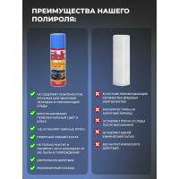 Полироль салона PLAK 200 мл аэрозоль Лаванда 5103