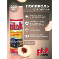 Полироль салона PLAK 200 мл аэрозоль Персик 5105