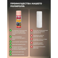 Полироль салона PLAK 400 мл аэрозоль Персик 5125