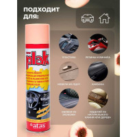 Полироль салона PLAK 400 мл аэрозоль Персик 5125