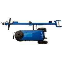 Пневмогидравлический подкатной профессиональный домкрат AE&T 80/40 т, складной HJ-80/40F