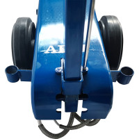 Пневмогидравлический подкатной профессиональный домкрат AE&T 80/40 т, высокий HJ-80/40H