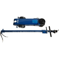 Пневмогидравлический подкатной профессиональный домкрат AE&T 80/40 т, высокий HJ-80/40H