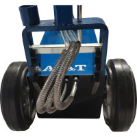 Пневмогидравлический подкатной профессиональный домкрат AE&T 50/25 т, складной HJ-50/25F