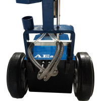 Пневмогидравлический подкатной профессиональный домкрат AE&T 40/20 т, складной HJ-40/20F