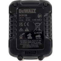 Батарея аккумуляторная 12 В XR Li-ion 5.0 Ач Dewalt DCB126-XJ
