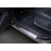 Накладки на пороги Rival для Lada Vesta 2015-н.в., нержавеющая сталь, 4 шт. NP.6007.3