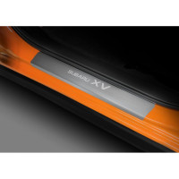 Накладки на пороги Rival для Subaru XV 2017-н.в, нержавеющая сталь, 4 шт. NP.5401.3