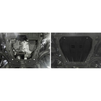 ЗК+КПП Nissan Qashqai сборка РФ 2015-/X-Trail 2007-2015 2015-, st 2mm АвтоБроня 111.04158.1