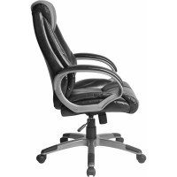 Компьютерное офисное кресло руководителя BRABIX Maestro EX-506, с подлокотниками, эко кожа 530877