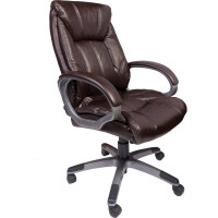 Компьютерное офисное кресло руководителя BRABIX Maestro EX-506, с подлокотниками, эко кожа 530878