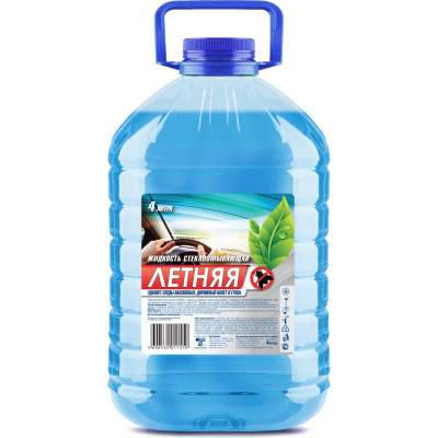 Жидкость в бачок омывателя Чистая Миля летняя, 4 л, лоток 430406090