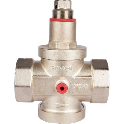 Редуктор давления ROMMER RVS-0008-000050 PN25 вн/вн 2 с выходом под манометр RG00921SM0DSRV