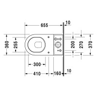 Напольный унитаз под бачок Duravit STARСK 3 0126090000 00000003895