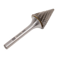 Борфреза твердосплавная коническая с двойной насечкой (20х25 мм; хвостовик 6 мм) ПНЕВМО-ТРЕЙД M2025-M06