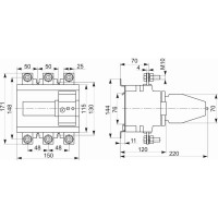 Электротепловое реле IEK РТИ-6376 125-200А DRT60-0125-0200