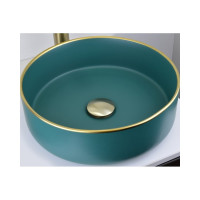 Донный клапан с переливом бронза СКАНДИ Bronze de Luxe 21971BR