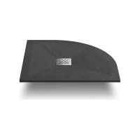 Поддон для душа VINCEA из искусственного камня, 900x900x25, антрацит VST-4SQ9090A