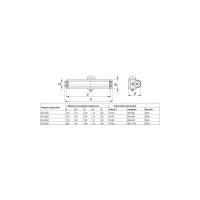 Дверной доводчик PUNTO SDC2020 (SD-2020) BL 25-45 кг (черный) 42427