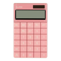 Калькулятор настольный DELI nusign, 12-разрядный, розовый, 165x14x103 мм ENS041-pink