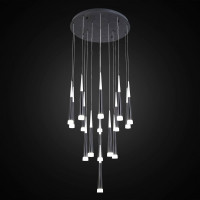 Каскадная люстра Citilux Вегас LED Чёрная CL227161